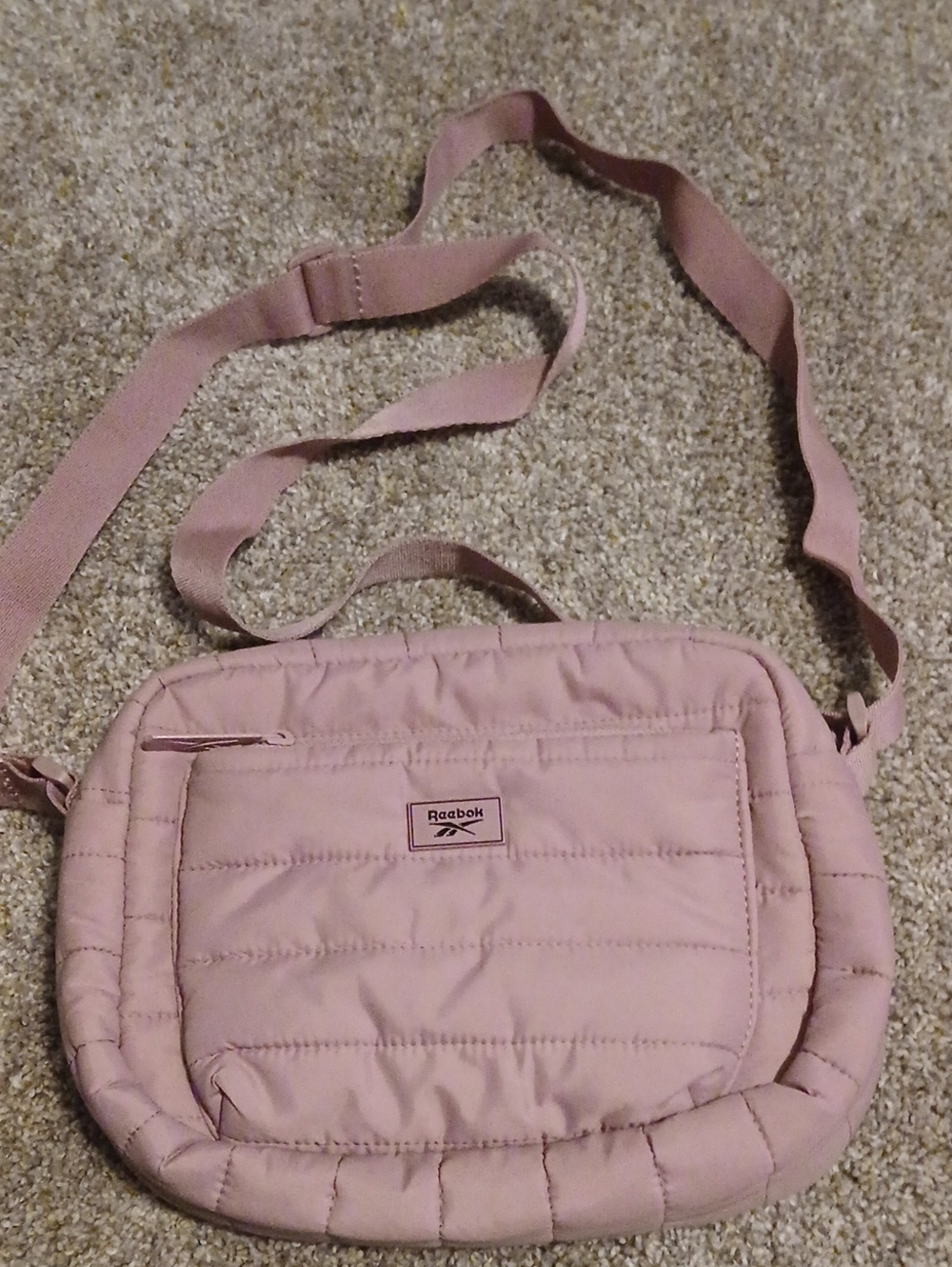 Reebok Blush Quilted Crossbody Bag